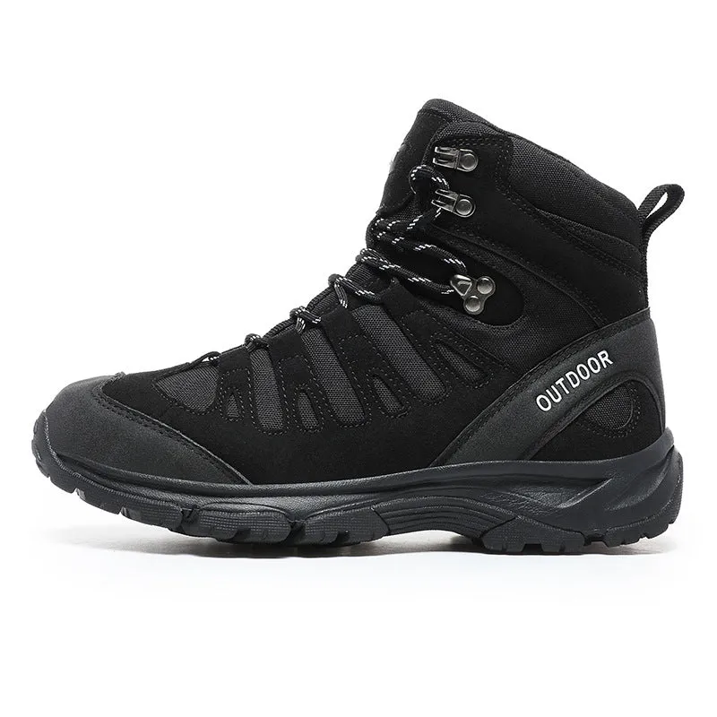 (⏰ Clearance Event 49% OFF) Men's High Top Wide Toe Arch Support Orthopedic Tactical Boots Comfortable Non-slip Durable Hiking Boots