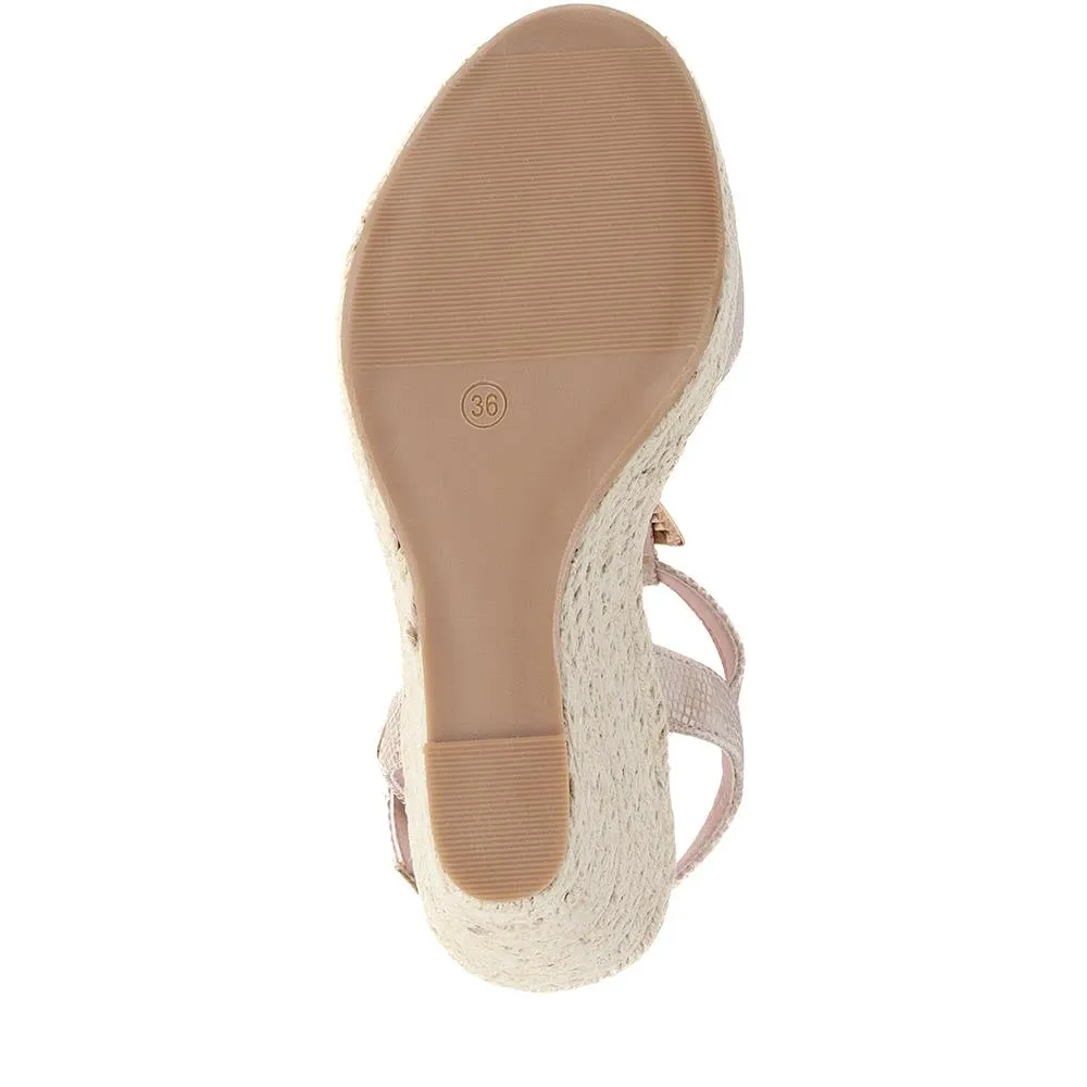 Adjustable Espadrille Sandals  - BELTREN39003 / 325 517