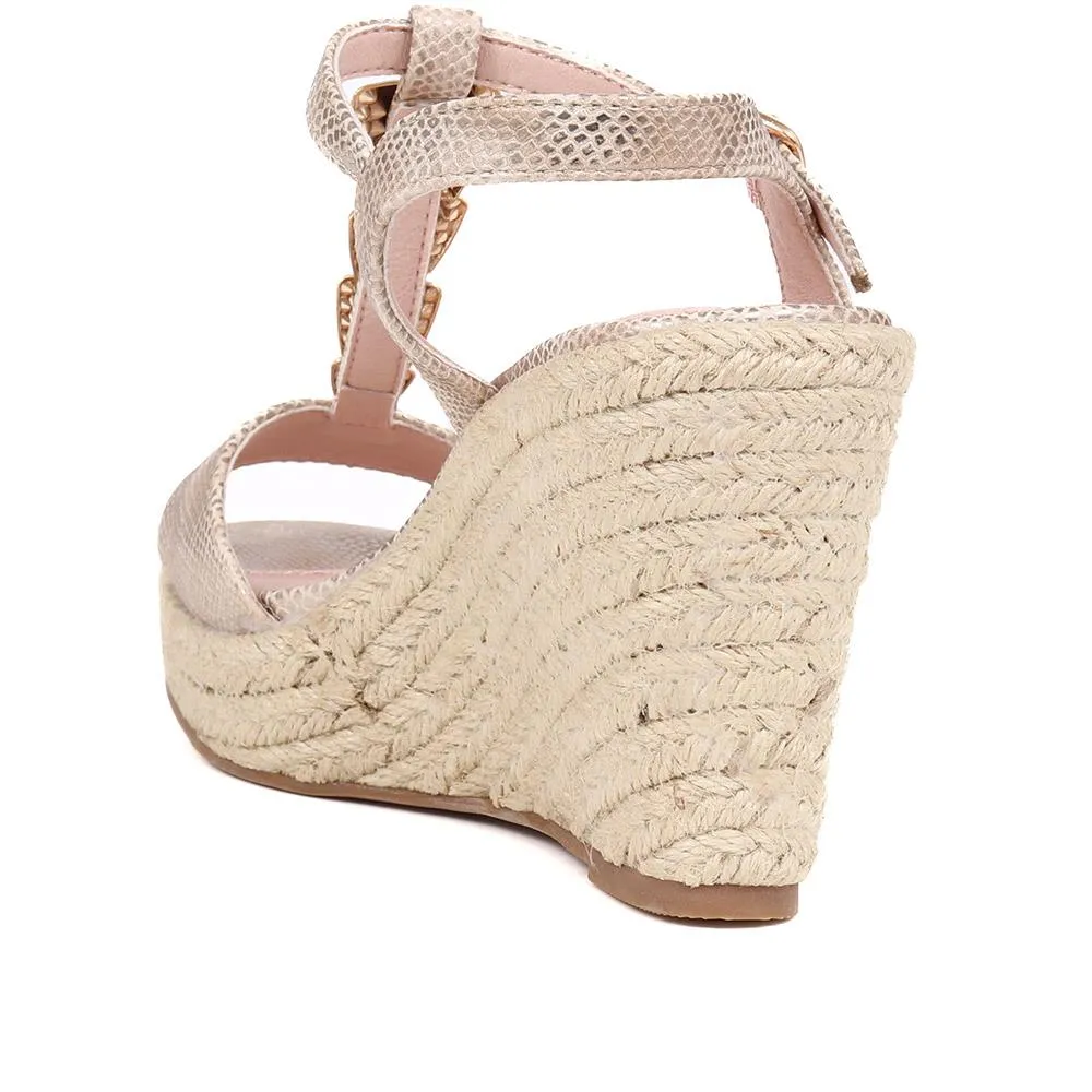 Adjustable Espadrille Sandals  - BELTREN39003 / 325 517