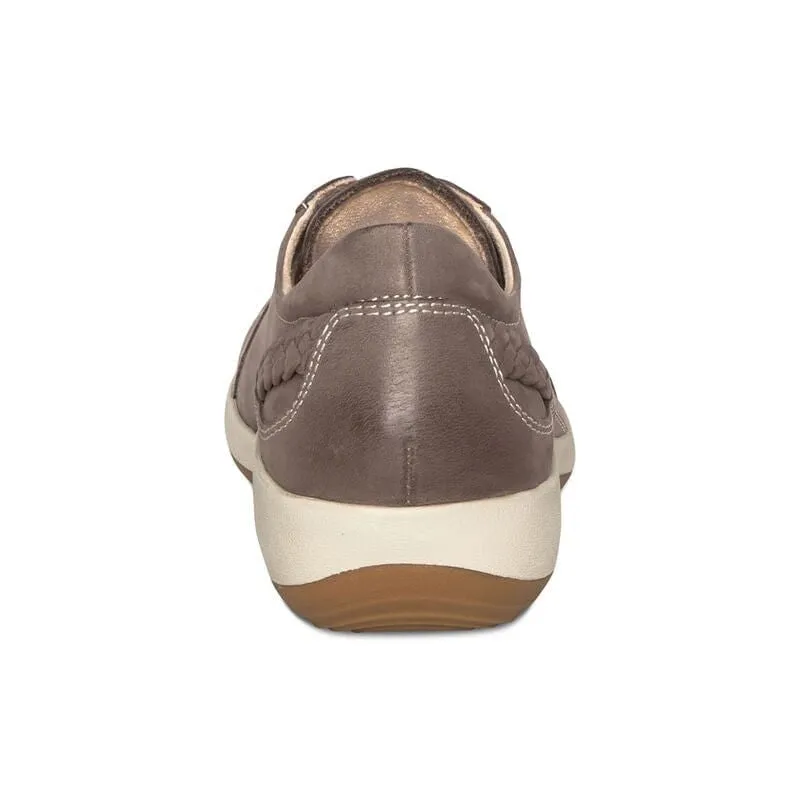 Aetrex Women's Dana Oxford Sneakers- Warm Grey