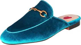 Arqa Mules for Women Almond Toe Leather Flats Slip-on Comfort Backless Loafers Buckle Mule Shoes