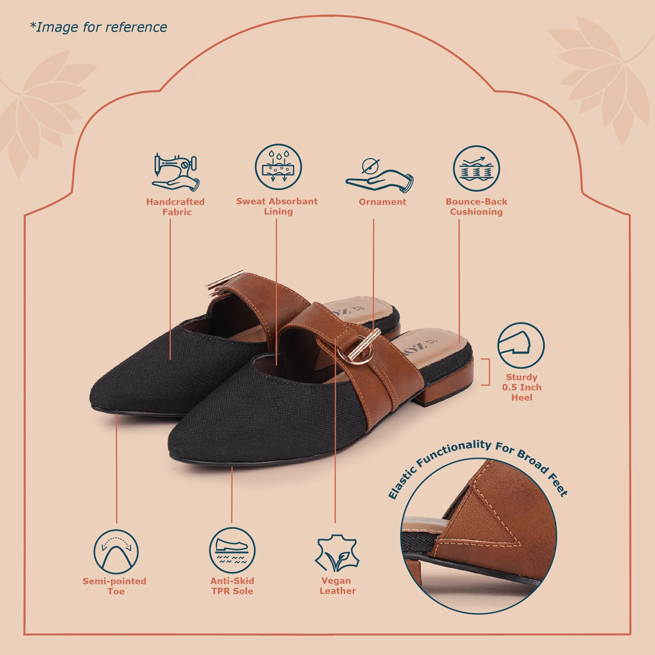 Bangalore Botanica Office Pointed Mule