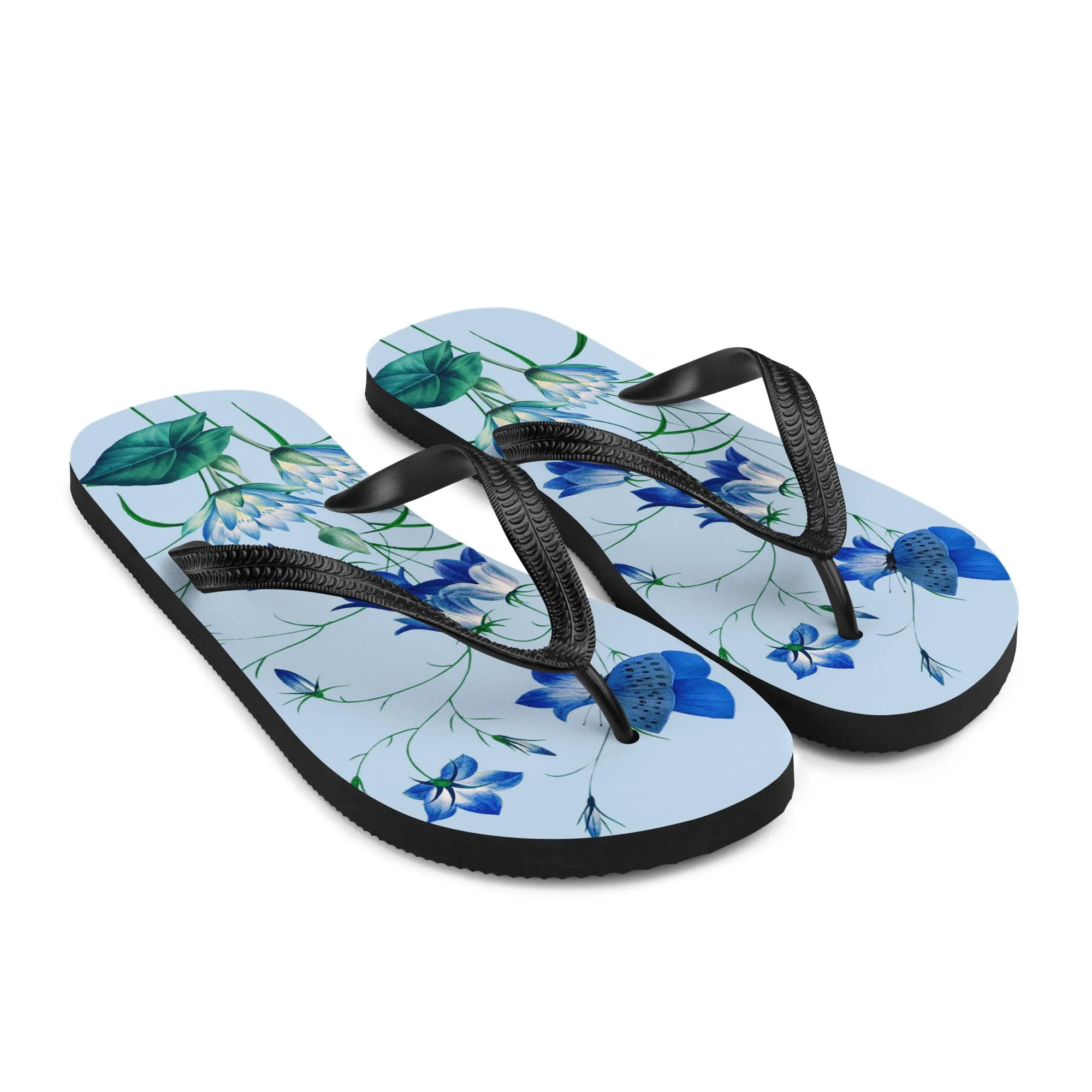 Blue Belle Flip-Flops