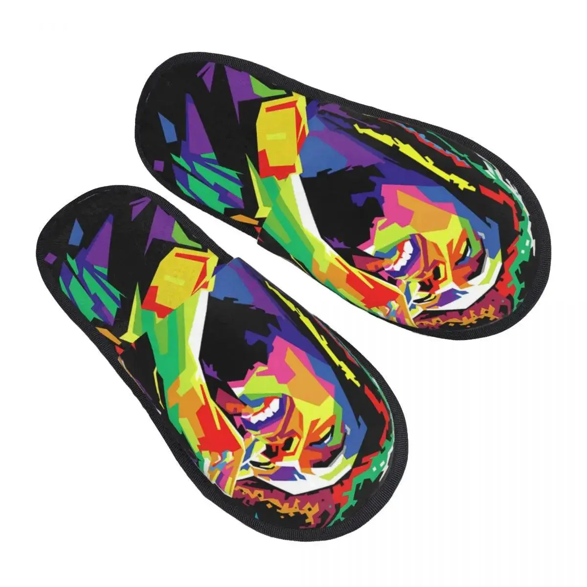 Bob Marley Comfort Scuff Slippers – Memory Foam Indoor House Shoes for Women