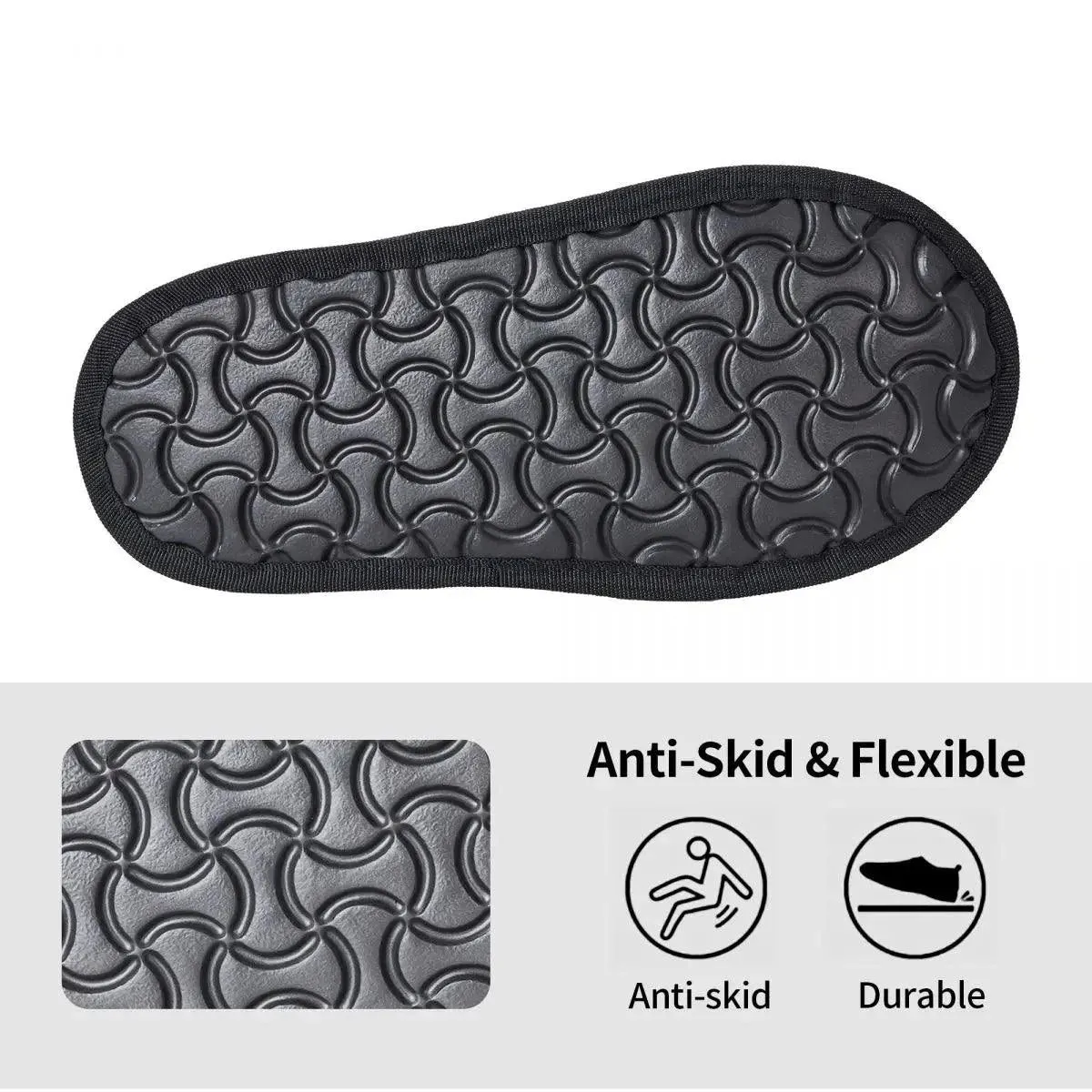 Bob Marley Comfort Scuff Slippers – Memory Foam Indoor House Shoes for Women