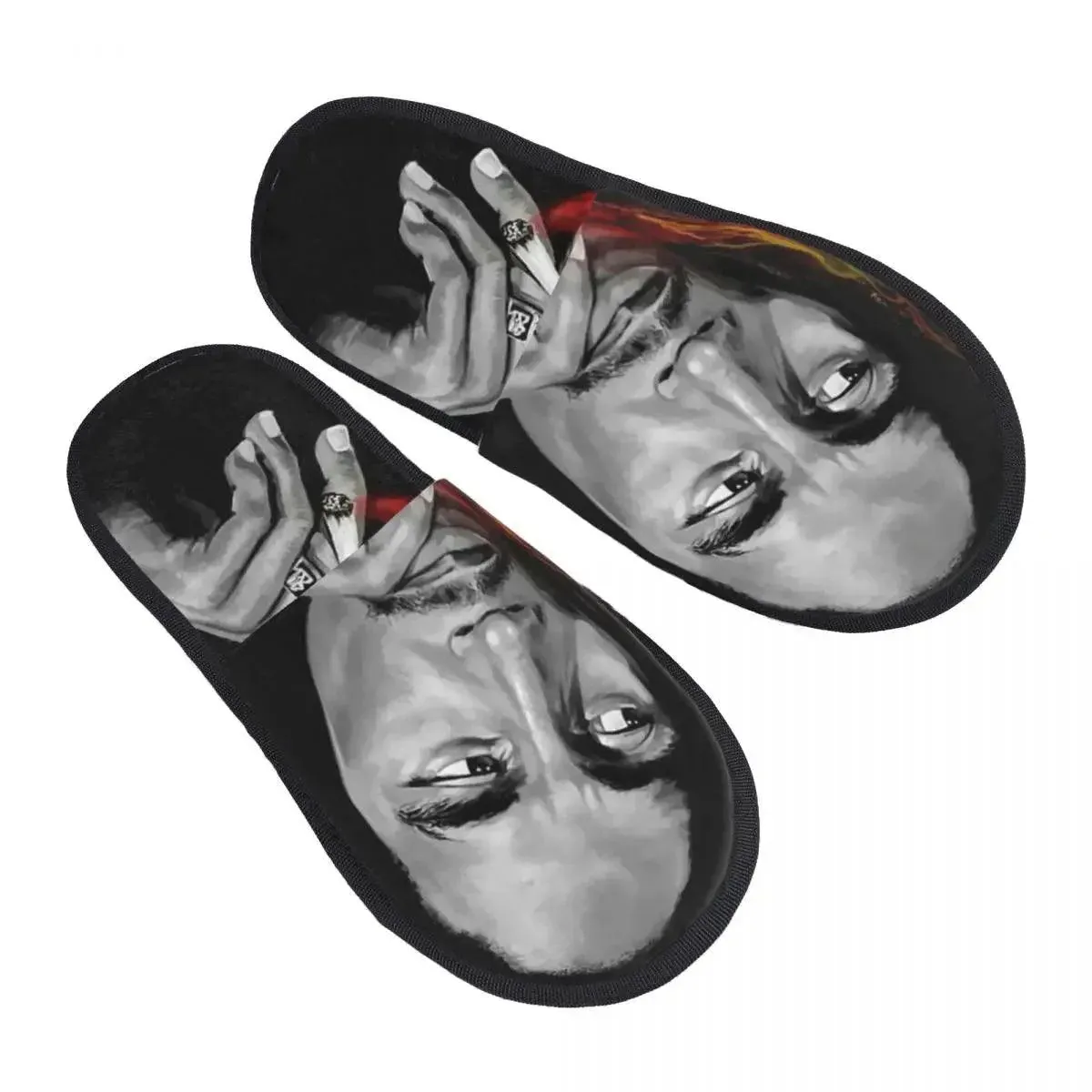 Bob Marley Comfort Scuff Slippers – Memory Foam Indoor House Shoes for Women