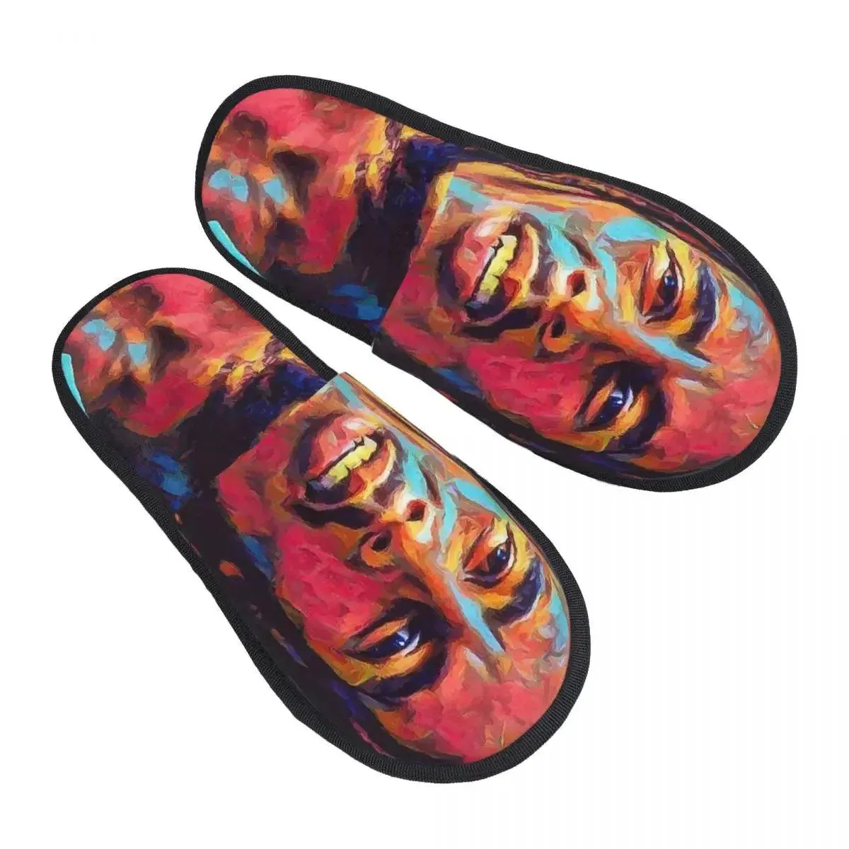 Bob Marley Comfort Scuff Slippers – Memory Foam Indoor House Shoes for Women