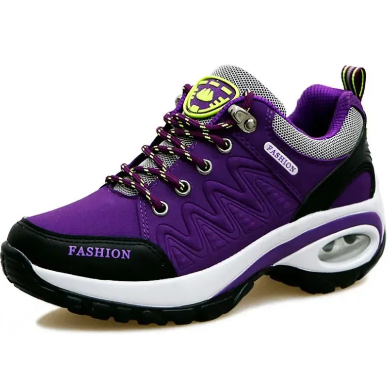 Boots: Air Cushioned Sneakers. Platformed. Comfortable Lace-up. Various Colors.