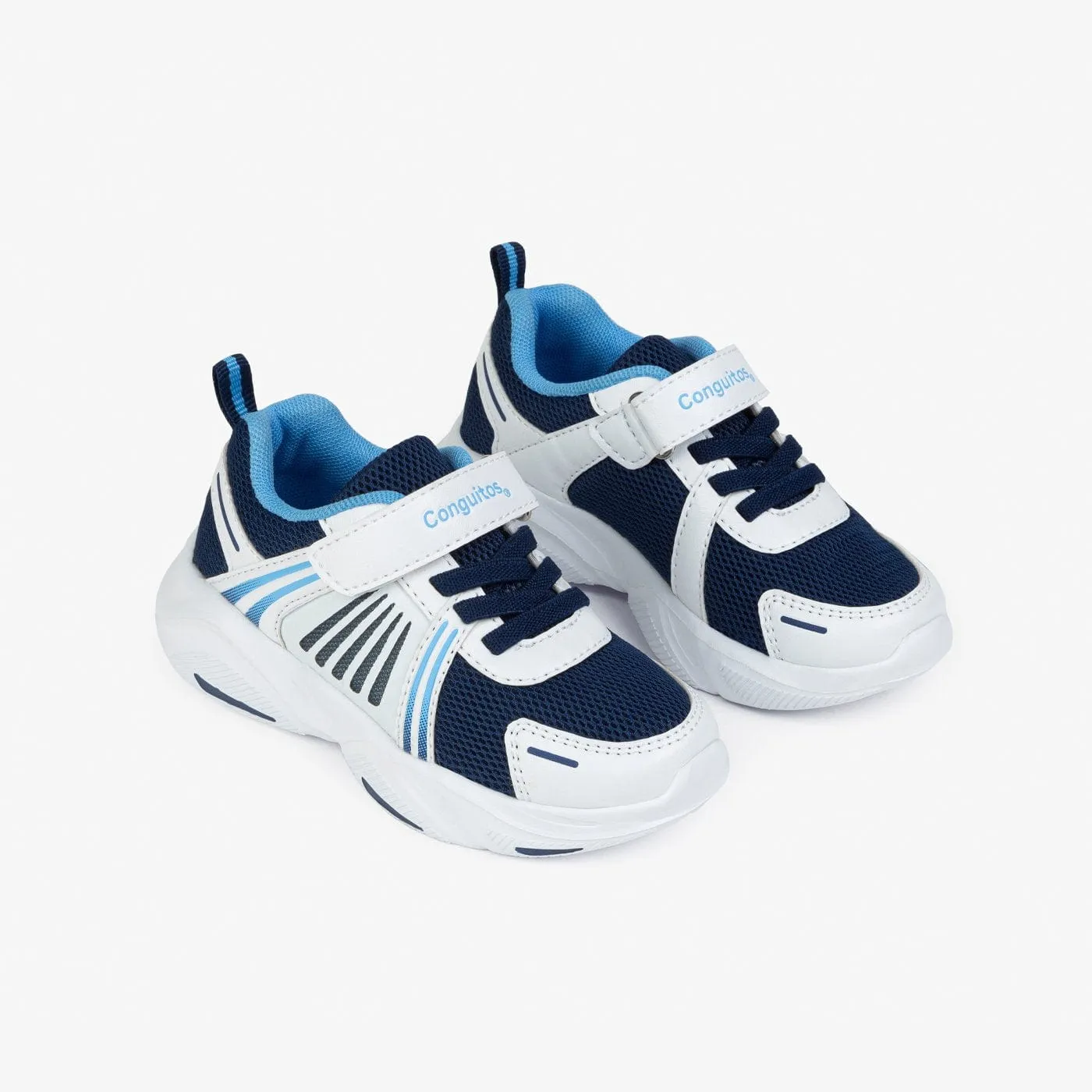 Boy's Navy Sneakers with Lights