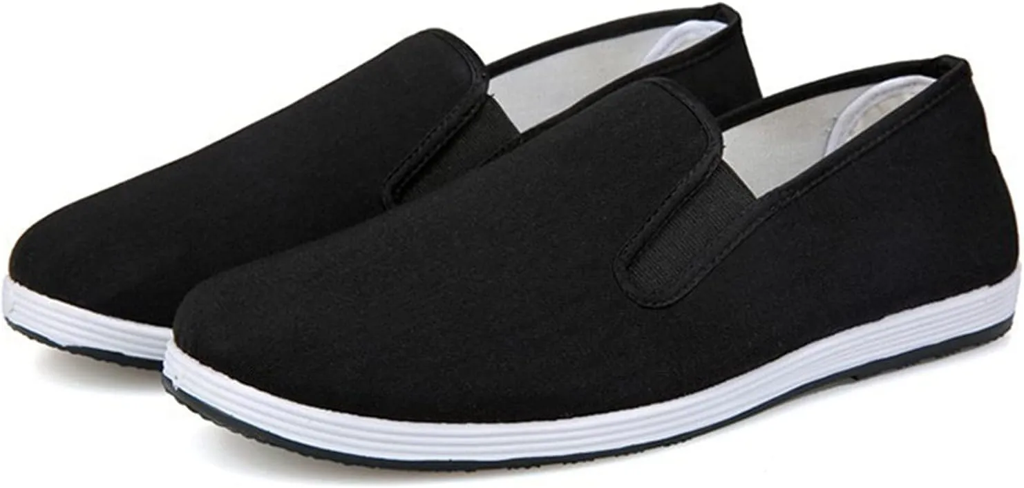 Chinese Traditional Old Beijing Shoes Comfortable Slip On Wide Width Casual Sneaker Unisex Rubber Sole Shoes