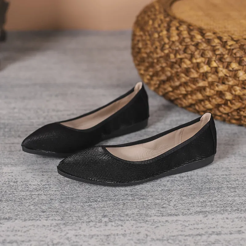 Cilool  Casual Comfort Dressy Flats For Wedding Bling Sparkly Bridal Shoes CF402