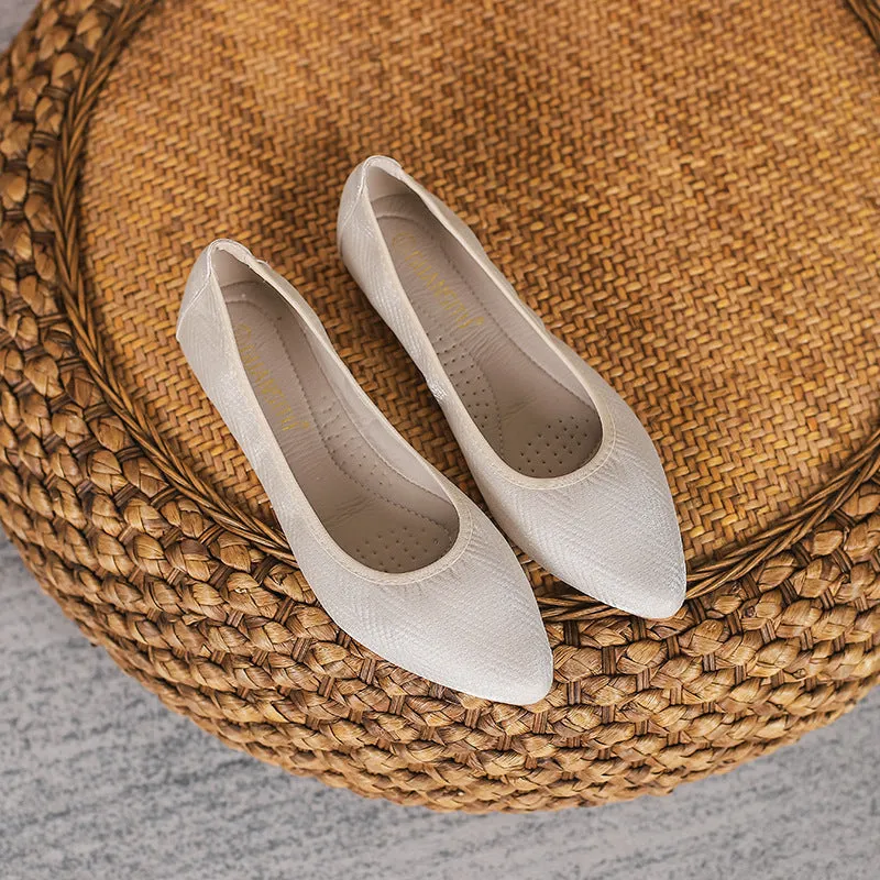 Cilool  Casual Comfort Dressy Flats For Wedding Bling Sparkly Bridal Shoes CF402