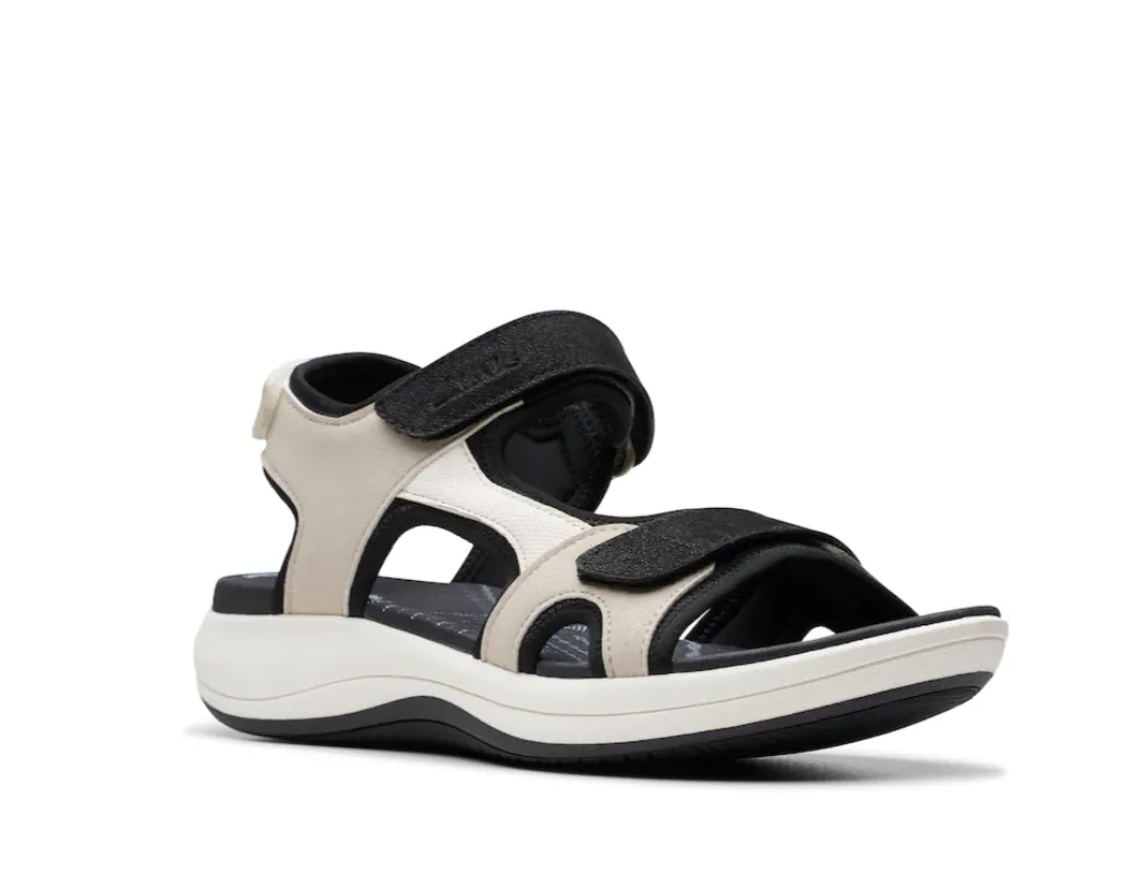 Clarks Ladies "Mira Bay" Flint - Adjustable Velcro Sandal