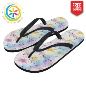 Colorful Musical Men's & Ladies Flip-Flops