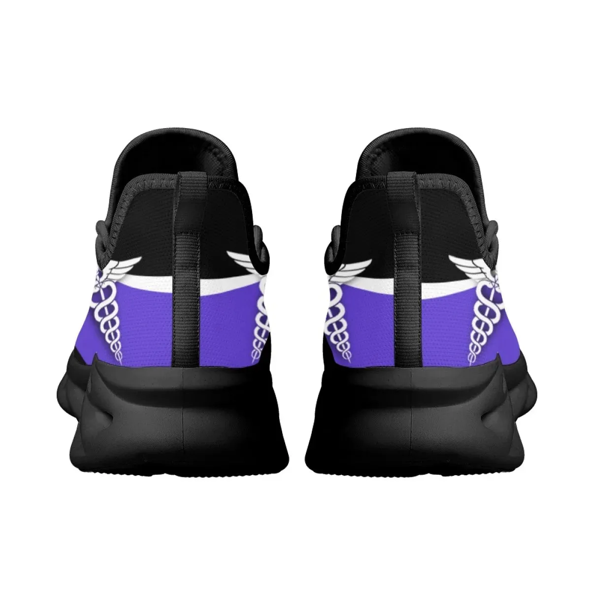 Comfortable Sneakers Women's Platform Sneakers Casual Shoes Nurse Pattern Light Lace-up Footwear