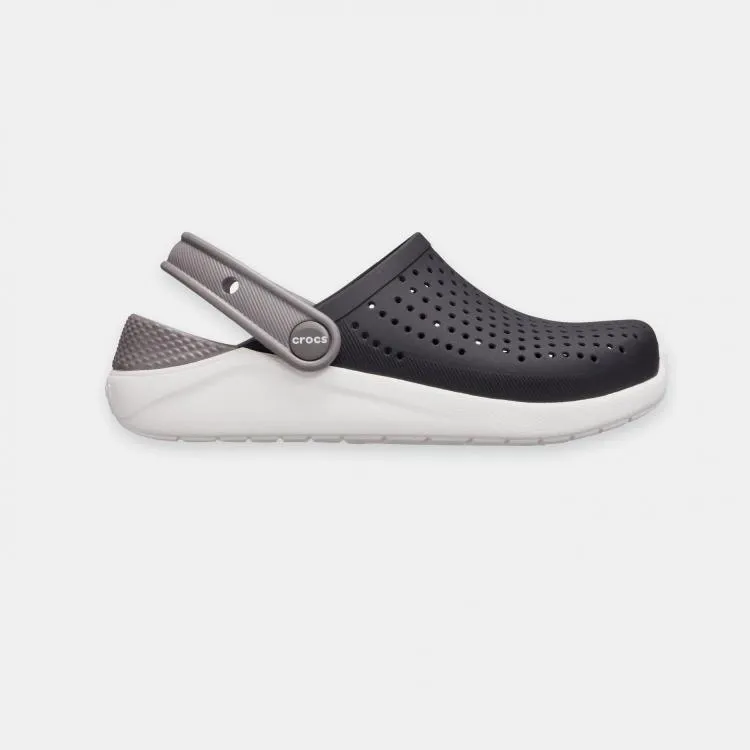 Crocs Kids LiteRide Clog 205964-066 - כפכף בטכנולוגיית לייט-רייד בצבע שחור/לבן