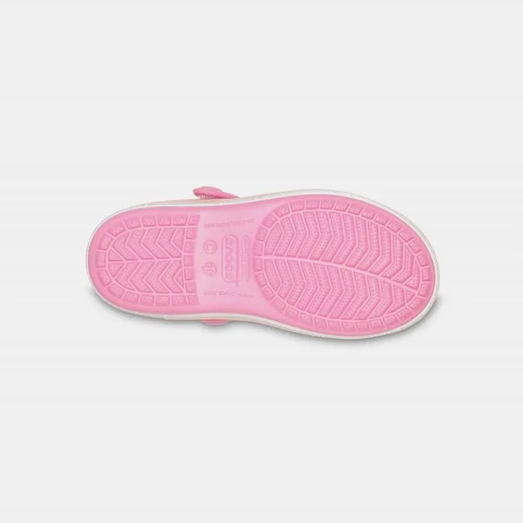 Crocs Preschool Crocband Imagination Sandal 206145-669 - סנדל קרוקבנד קשת בענן בצבע ורוד