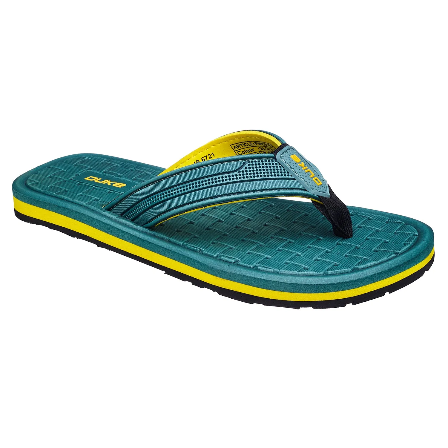 Duke Men Textured Thong Flipflops (FWC6174)