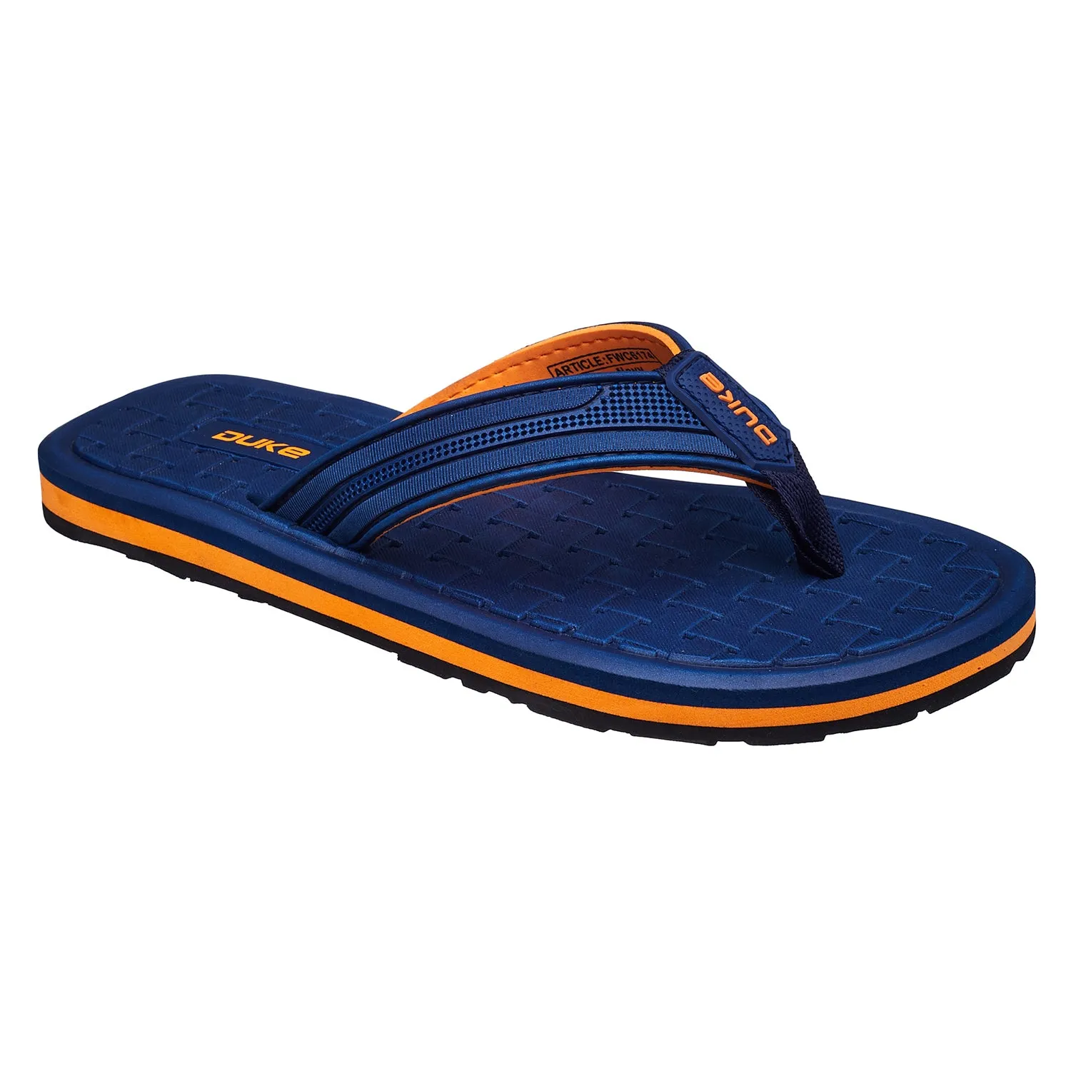 Duke Men Textured Thong Flipflops (FWC6174)
