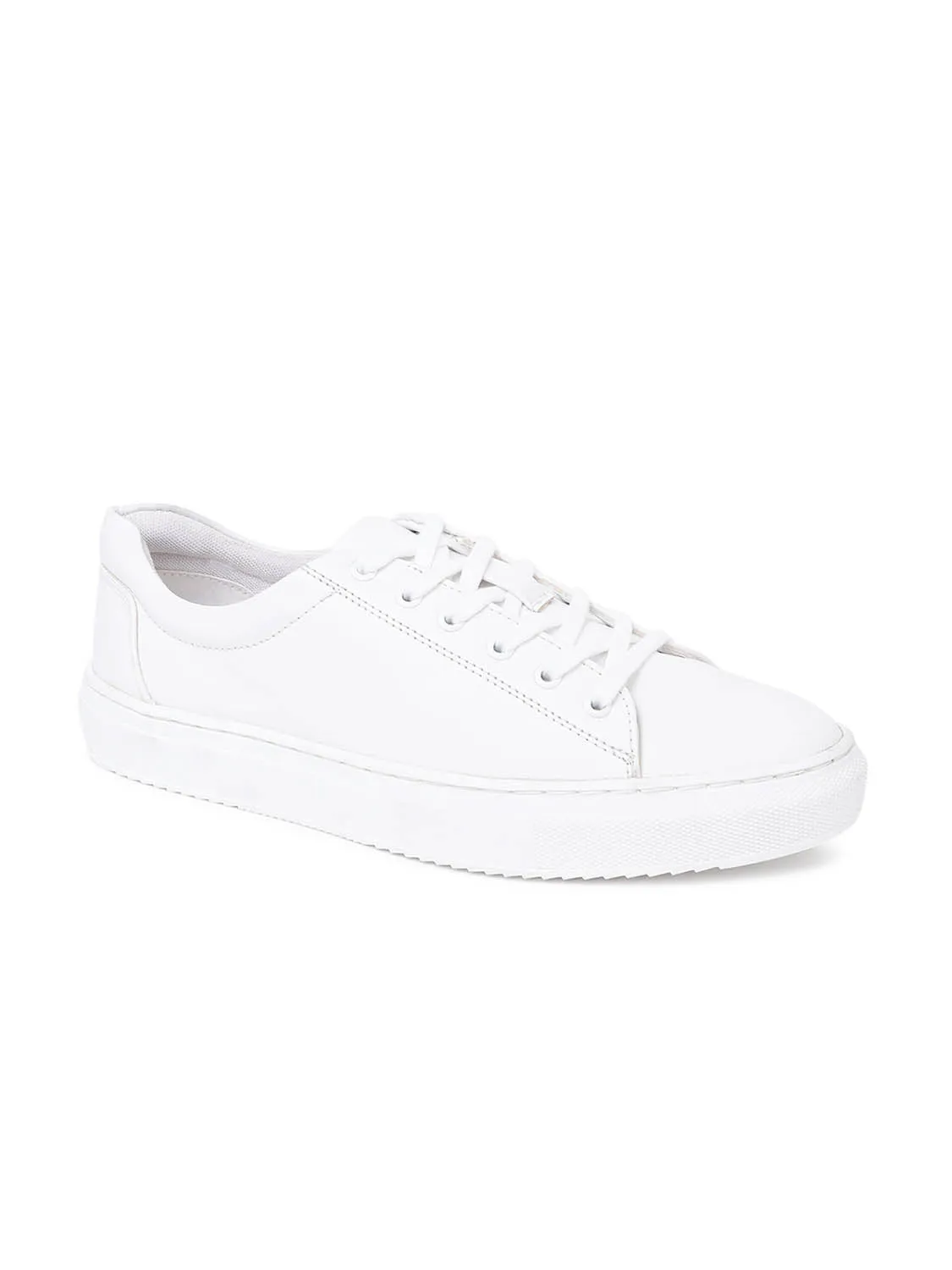 Eeken E1A093 White Stylish Smart Daily Occasional Comfortable Sneakers For Men