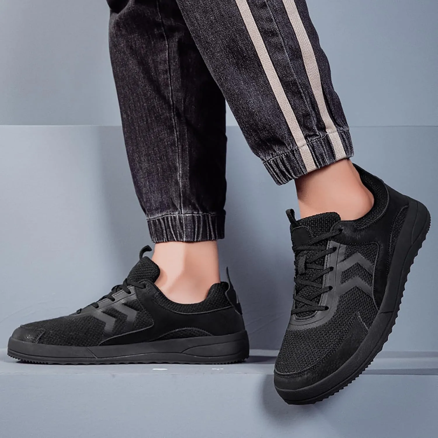 Fashion Sneakers for Women 2024 Hiking Shoes Men Men's Mesh Sneakers Comfortable Dressy Slip on Black Loafers Women Comfortable Sneakers for Men
