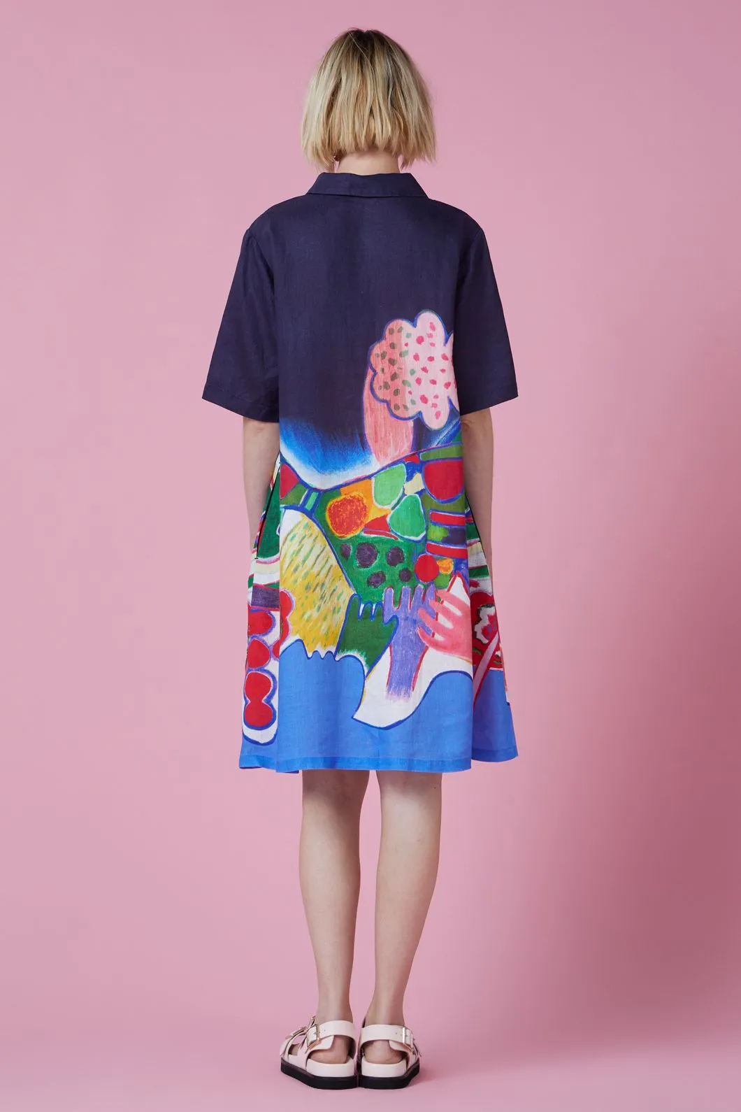Femme Oiseau Shirt Dress