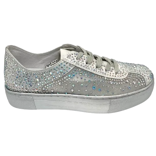 Flip  -  Silver Sparkly Sneakers