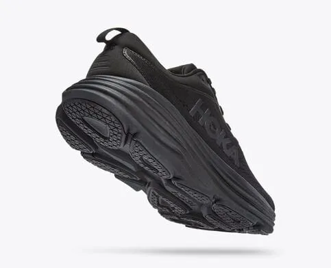 Hoka Men's Bondi 8 Running Shoes - All Black