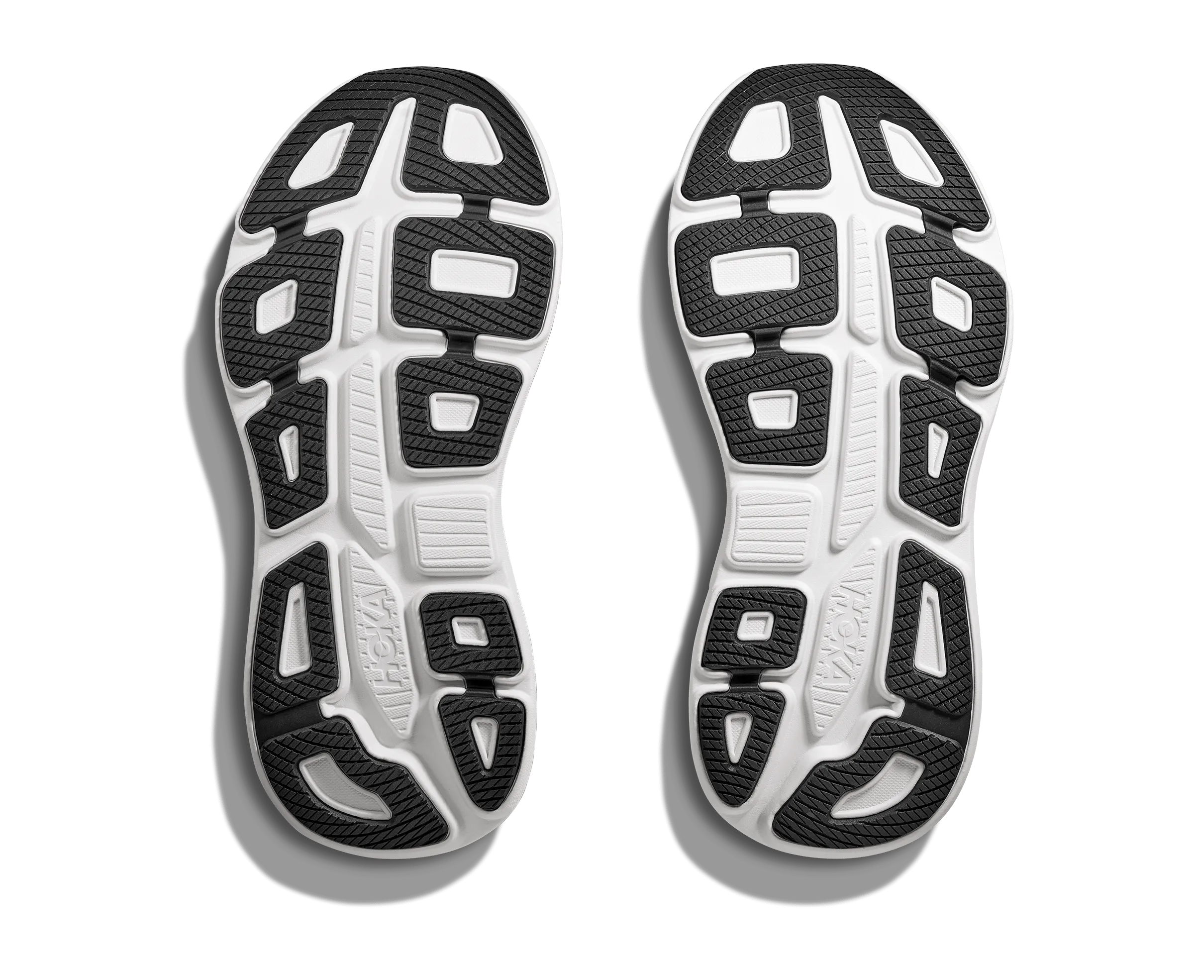 Hoka Men's Bondi 9 Running Shoes- Black/ White