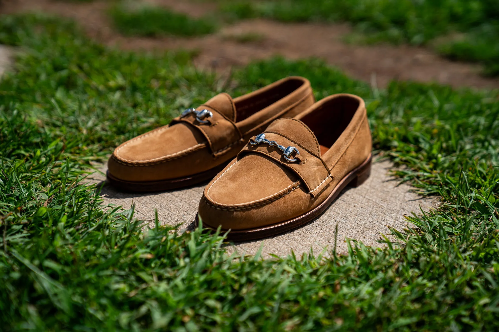 Horsebit Loafers - Camel Cotswold