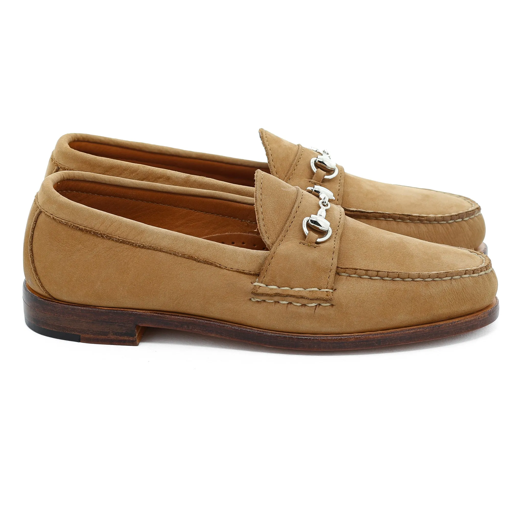 Horsebit Loafers - Camel Cotswold