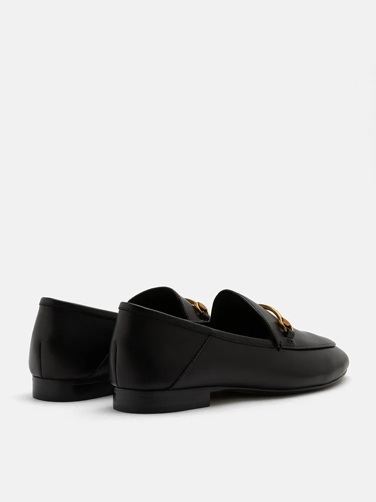 Isabeau Metal Buckle Loafers