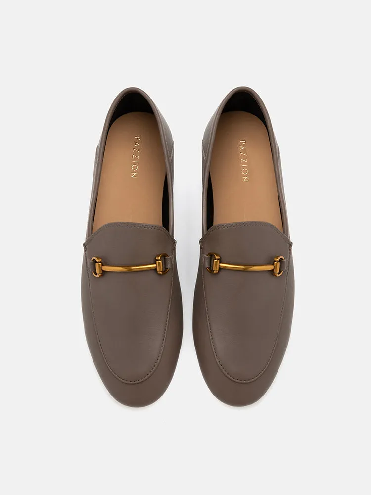 Isabeau Metal Buckle Loafers