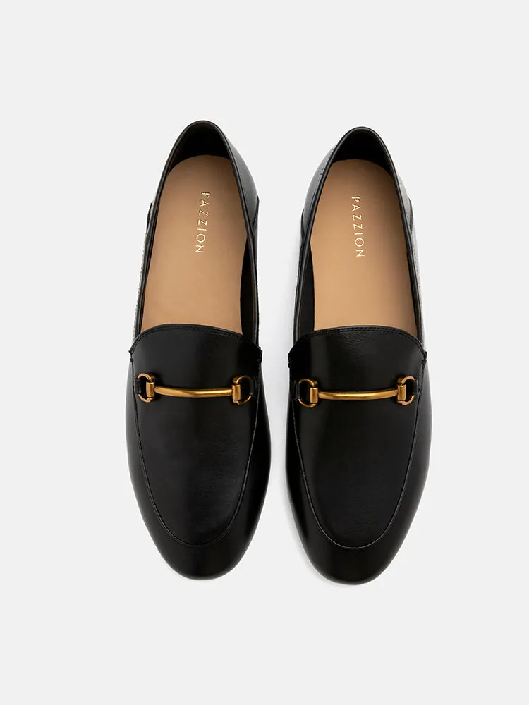 Isabeau Metal Buckle Loafers