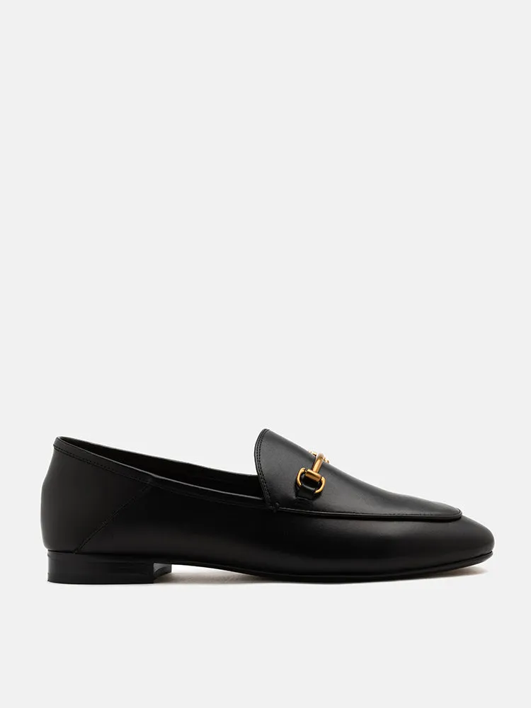 Isabeau Metal Buckle Loafers