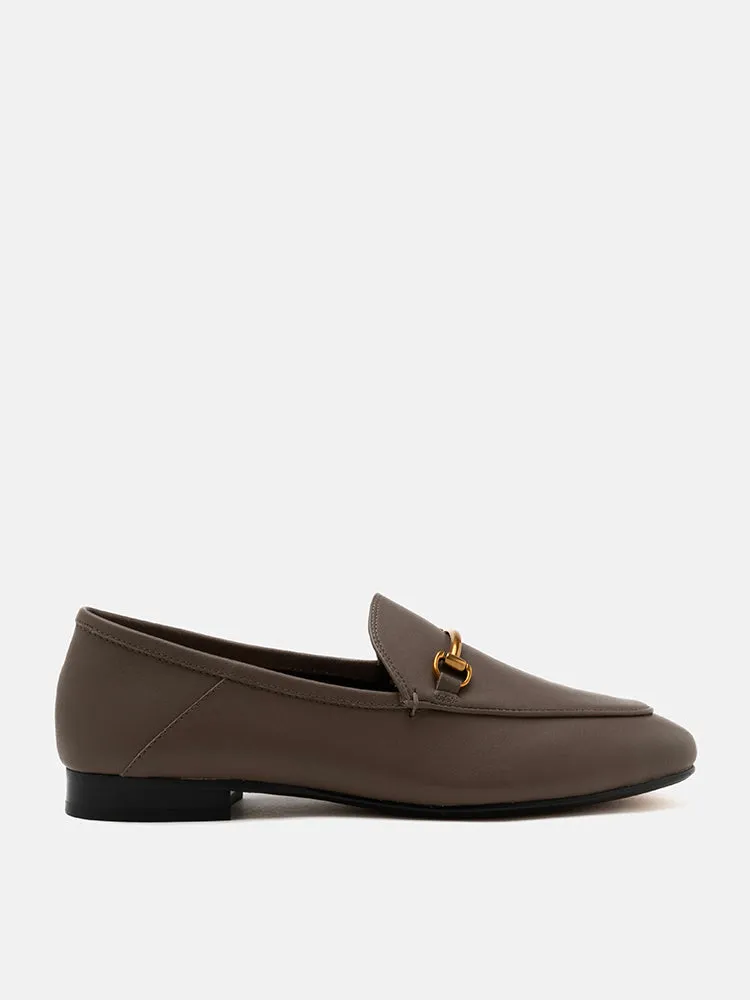 Isabeau Metal Buckle Loafers