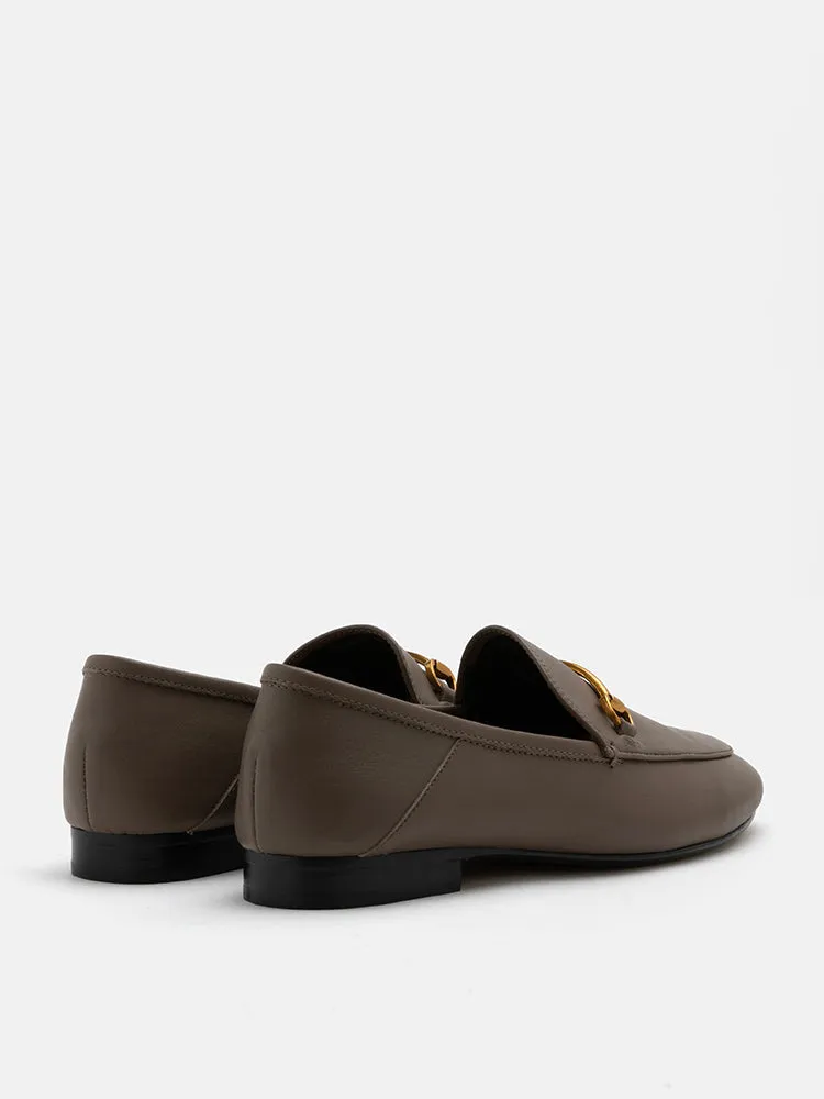 Isabeau Metal Buckle Loafers
