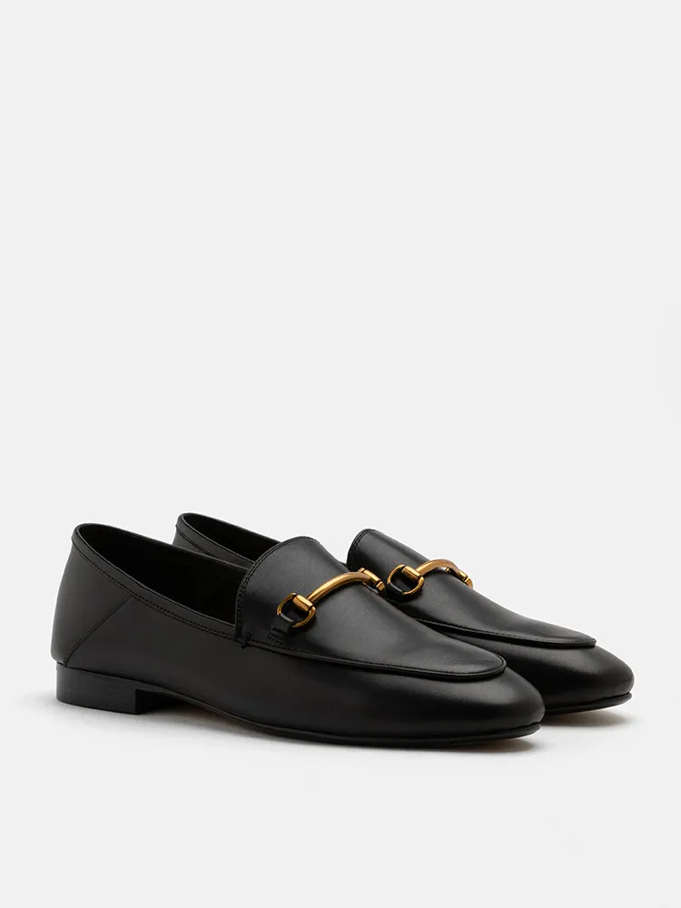 Isabeau Metal Buckle Loafers