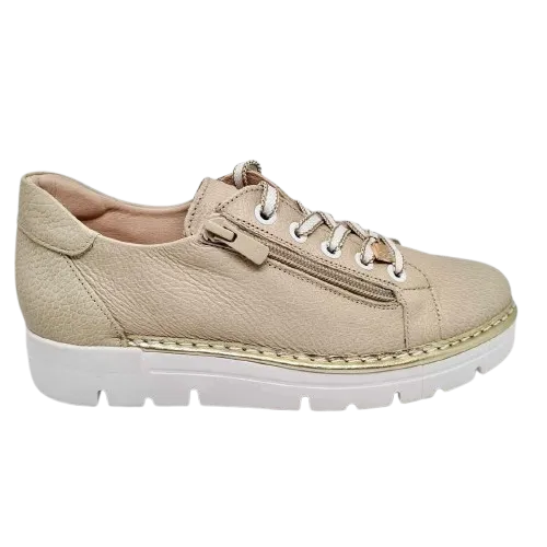 Jose Saenz Eva Sneakers - Beige/Gold