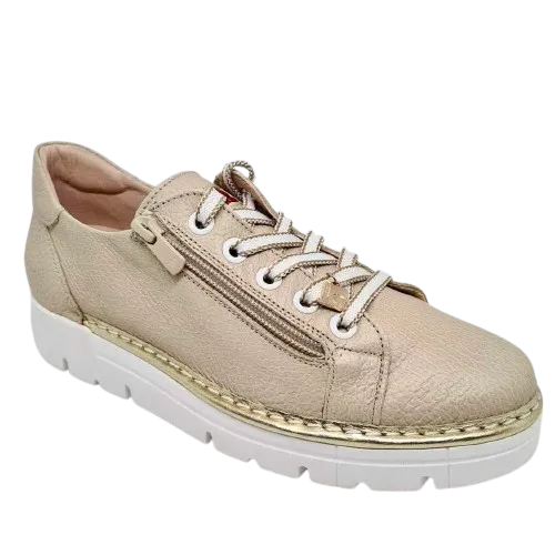 Jose Saenz Eva Sneakers - Beige/Gold