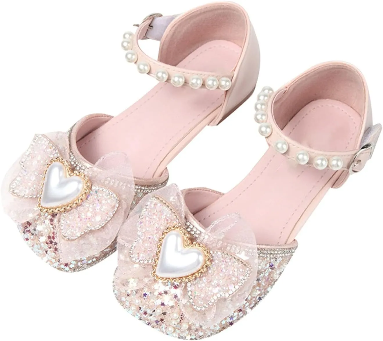 Kids Girls' Sneakers Princess Shoes Comfortable Soft Little Girls Flat Single Shoes Fashion Size 2 Shoes for Girls Kids
