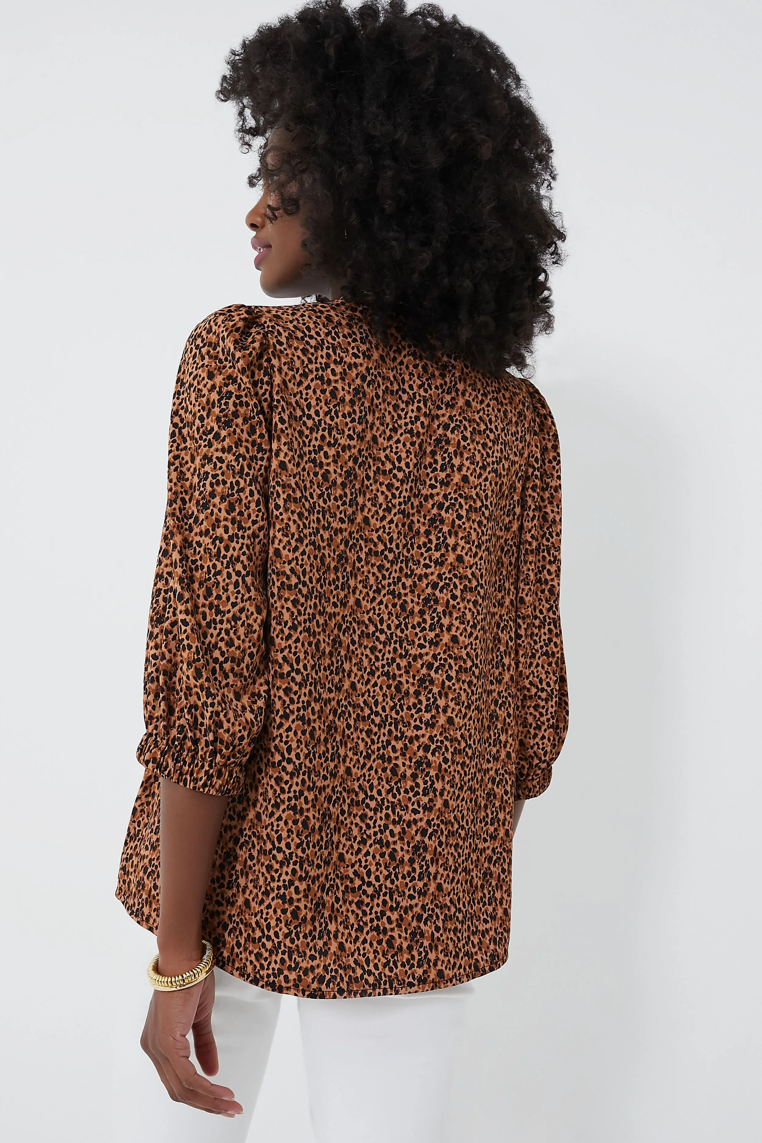 Leopard Hollis Top