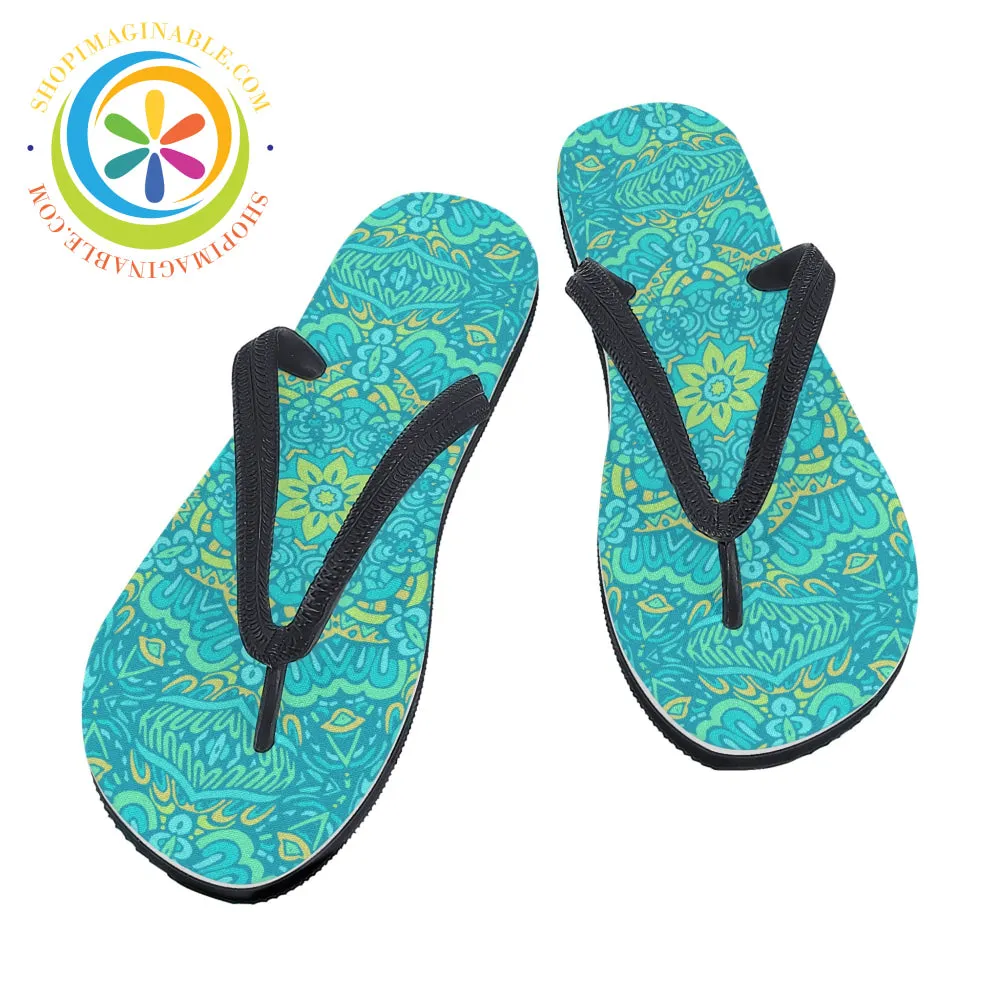 Mandala Dreams Flip-Flops Men's & Ladies