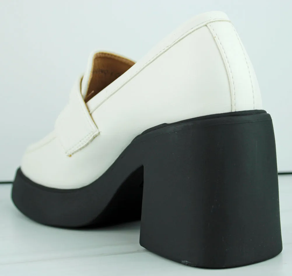 Marino 1 Women's Slip On Mule Platform Heels