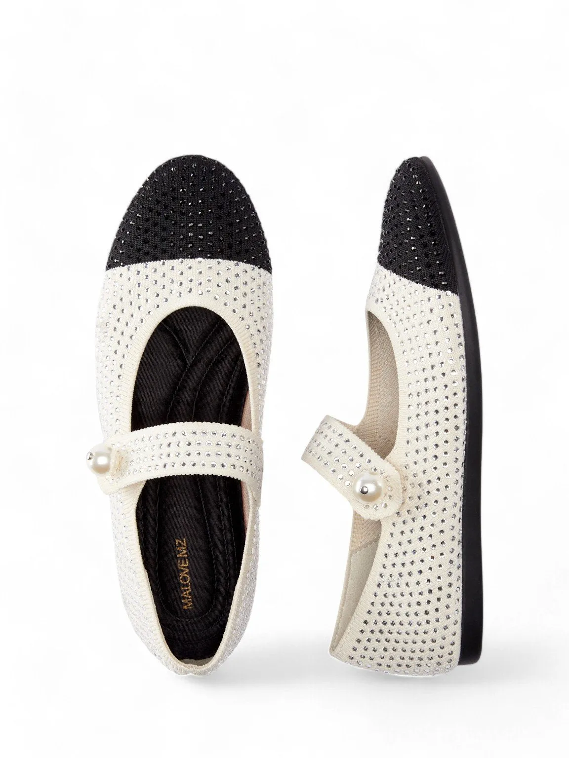 Mary Jane Pearl Ballet Flats