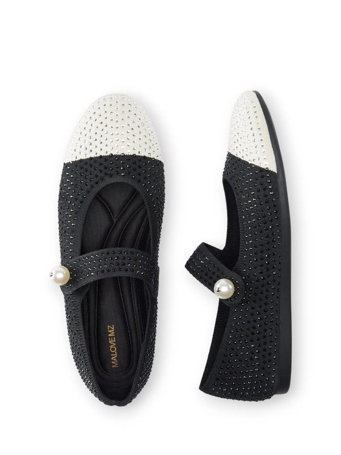 Mary Jane Pearl Ballet Flats