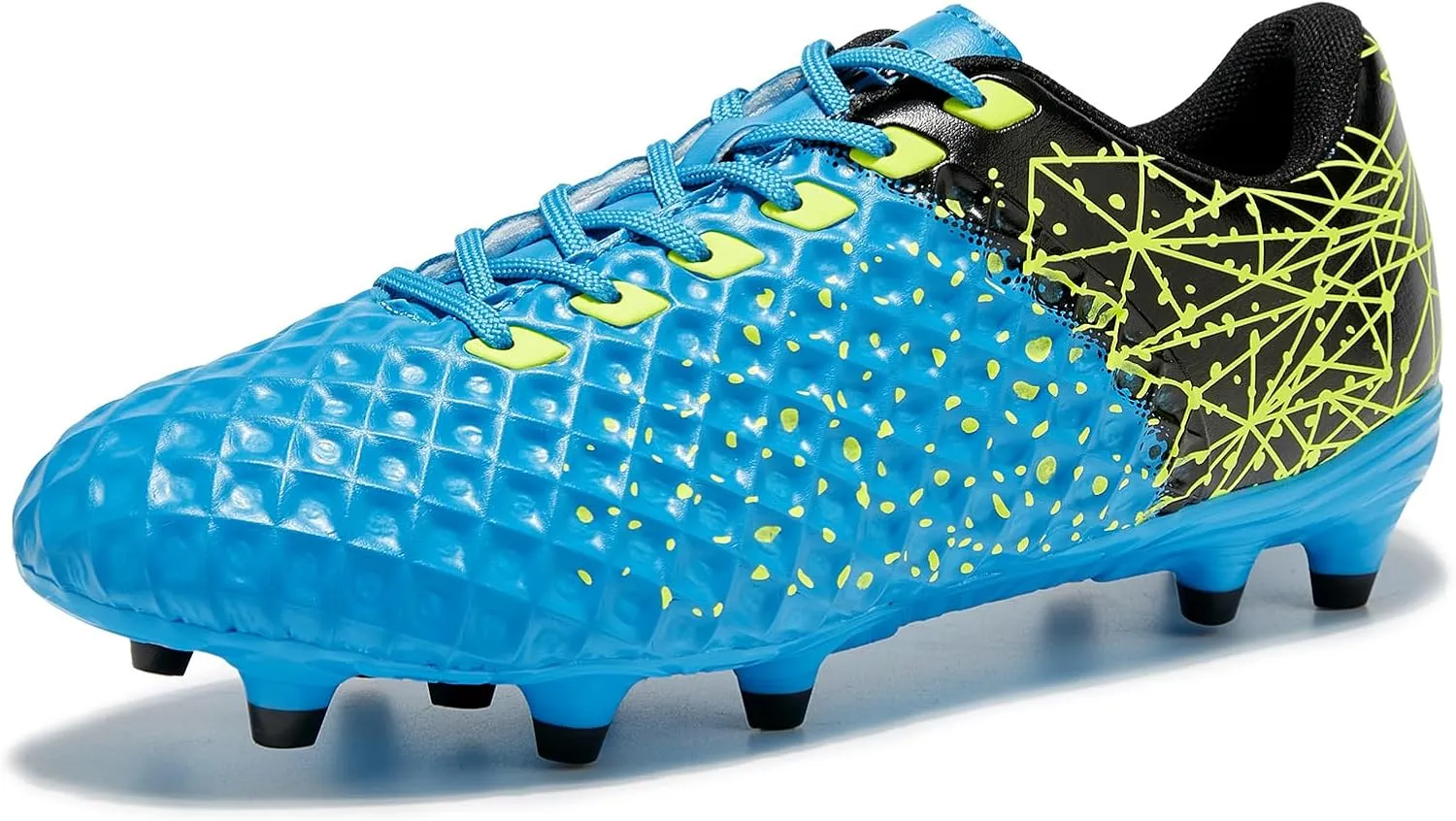 Men's Soccer Cleats Outdoor Football Shoes Durable Firm Ground Lightweight Adult Rugby Boots