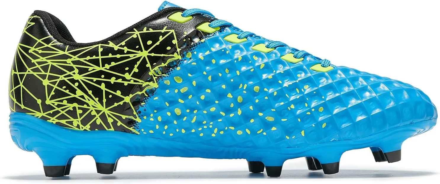 Men's Soccer Cleats Outdoor Football Shoes Durable Firm Ground Lightweight Adult Rugby Boots
