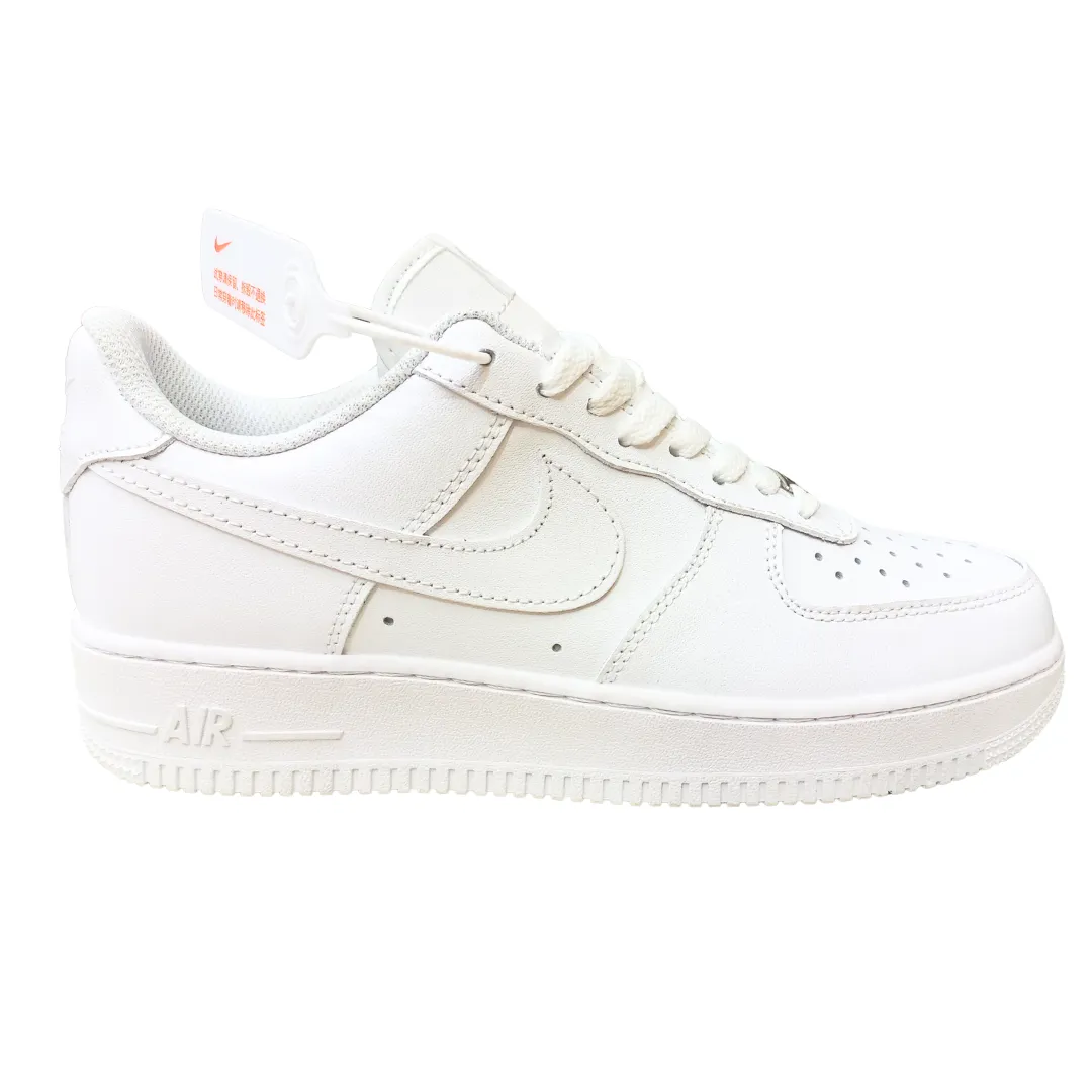 NAF 1 Low – Iconic All-White Classic Sneakers | Timeless Design, Premium Comfort | Unisex Everyday & Streetwear Footwear