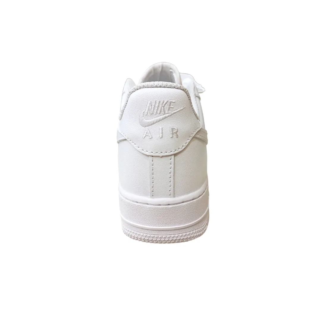 NAF 1 Low – Iconic All-White Classic Sneakers | Timeless Design, Premium Comfort | Unisex Everyday & Streetwear Footwear